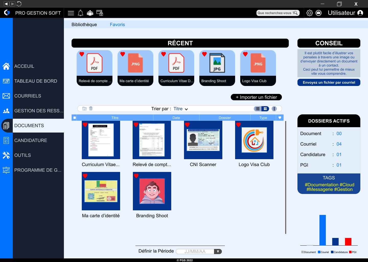 Illustration de la gestion d'entreprise