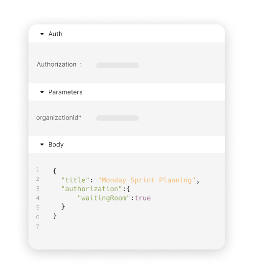 API Référence