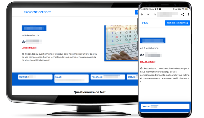TEST EN LIGNE